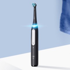 "Oral-B iO Series 4 Electric Toothbrush - Sleek Matt Black Design for Superior Oral Care"